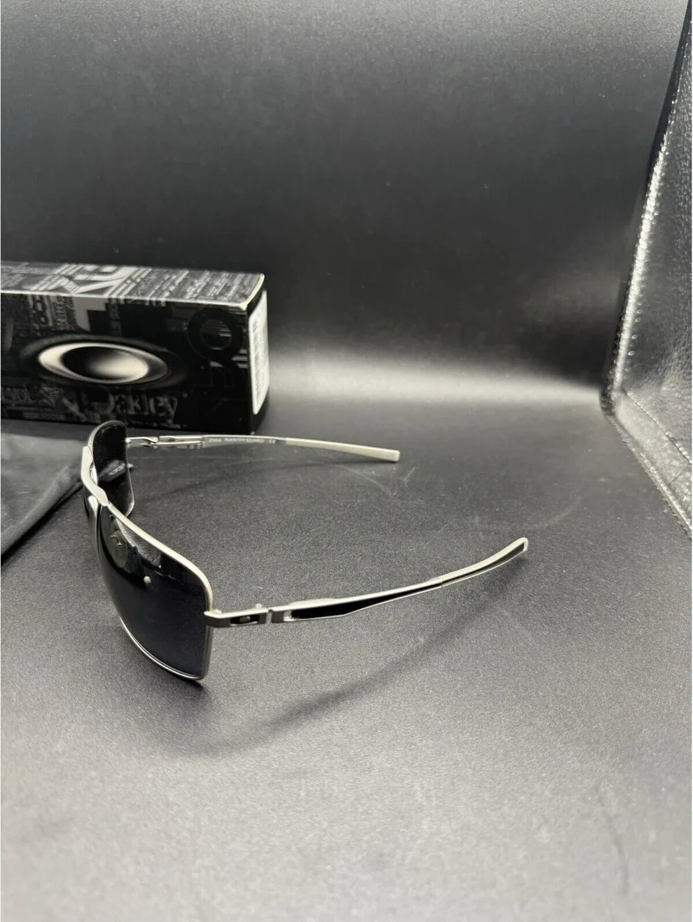 Oakley Plaintiff Squared Lead/Black Iridium Lenses OO4063-03